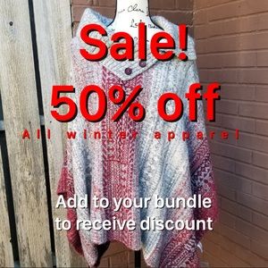 Free People Wool Poncho